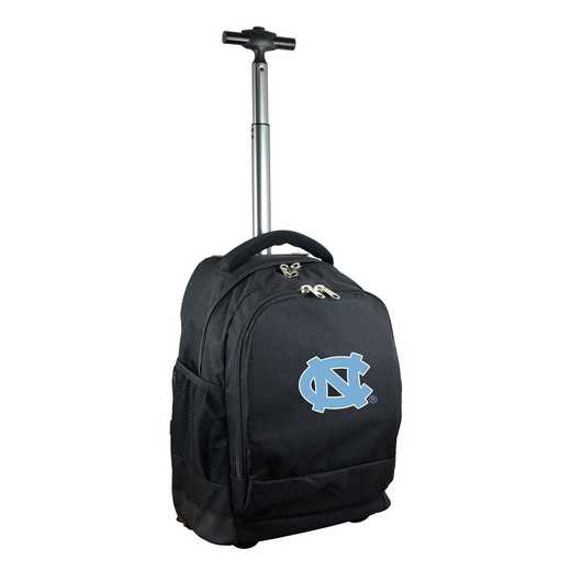 CLNCL780-BK: NCAA UNC Tar Heels Wheeled Premium Backpack